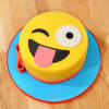 Naughty Wink Emoji Fondant Cake (3 Kg) Online