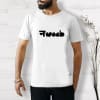 Nawaab Half Sleeve Men's T-Shirt - White Online