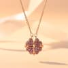 Gift Necklace - 4 Heart - Stone - Magnetic - Single Piece - Juju Joy