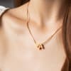 Necklace - Alphabet And Heart - Single Piece - Juju Joy Online
