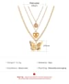 Gift Necklace - Layered - Butterfly - Single Piece - Juju Joy
