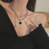 Buy Necklace - Layered - Pixel Heart - Charm - Single Piece - Juju Joy