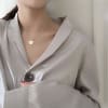Gift Necklace - Minimal Coin - Gold - Single Piece - Juju Joy
