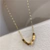 Buy Necklace - Minimal Golden Blocks - Single Piece - Juju Joy