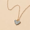 Buy Necklace - Pixel Heart - Single Piece - Juju Joy