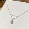 Gift Necklace - Square Pendant - Silver - Single Piece - Juju Joy