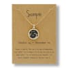 Shop Necklace - Zodiac Sign - Black And Gold - Single Piece
