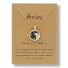 Necklace - Zodiac Sign - Black And Gold - Single Piece Online