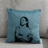 Shop Netflix And Chill - Velvet Pocket Cushion - Personalized - Blue