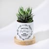 New Beginnings - Haworthia Succulent With Personalized Pot Online