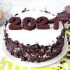 New Year 2021 Black Forest Cake (Half Kg) Online