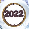 Gift New Year 2022 Cake - Black Forest (Half kg)