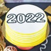 New Year 2022 Cake - Pineapple (Half kg) Online