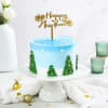 New Year Celebrations Cream Cake (1 Kg) Online