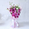 Shop New Year Gift - Orchids with Half Kg Chocolate Cake