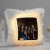 New Year Special Personalized LED Fur Cushion Online