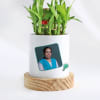 Gift No.1 Teacher - Bamboo Plant With Personalized Planter