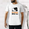 No One Can Break You Half Sleeve Men's T-Shirt - White Online