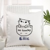 Gift No Touchy Personalized Cushion