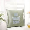 No Wake Zone Personalized Cushion - Grey Online