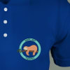 Buy Not Today Lazy Sloth Personalized Polo T-shirt - Blue