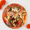 Buy Nritya Ganapati Ceramic Plate With Stand