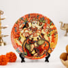 Nritya Ganapati Ceramic Plate With Stand Online