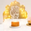 Gift Nritya Ganapati LED Lamp And Sweet Delights Diwali Hamper