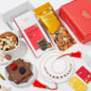 Nutritious Pearl Work Rakhi Hamper Online