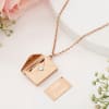 Gift Off white Jewellery Organizer With Envelope Pendant - Personalized