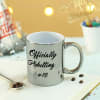 Buy Officially Adulting Personalized Silver Mug
