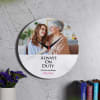 On Duty Personalized Wall Clock For Moms Online