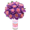 One Dozen Blushing Lavender Roses Online