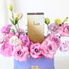 Shop Opulent Purple Blooms And Fragrance Ensemble