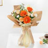 Gift Orange Charm Multi-Flowers Bouquet