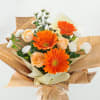 Buy Orange Charm Multi-Flowers Bouquet