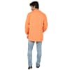 Buy Orange Cotton Short Kurta For Men