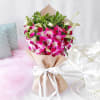 Gift Orchids in Jute Wrapping Ribbon Bouquet