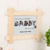 Gift Our World Personalized Wooden Photo Frame For Daddy