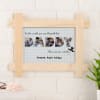 Our World Personalized Wooden Photo Frame For Daddy Online