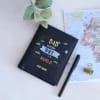 Gift Out Of This World Passport Organizer - Personalized - Dark Blue