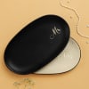 Buy Oval Ceramic Mr and Mrs Trinket Trays In Black and Terrazzo