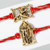 Oxidized Ram Lala And Krishna Rakhi - Set Of 2 Online