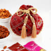 Shop Paan Leaf And Om Rakhi With Dry Fruits