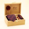 Gift Paisley Print Necktie Set in Personalized Gift Box