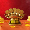 Shop Panchmukhi Ganesha Idol in Antique Gold Finish