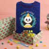 Panda Bear Personalized Birthday Hamper - Blue Online