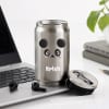 Gift Panda Personalized Silver Coke Can