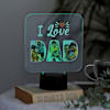 Shop Papa And Me Personalized LED Lamp