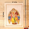Parvati Nandan Gold Idol Silk Painting Online